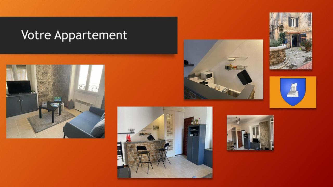 Ferienwohnung Trophee D'Auguste La Turbie Exterior foto